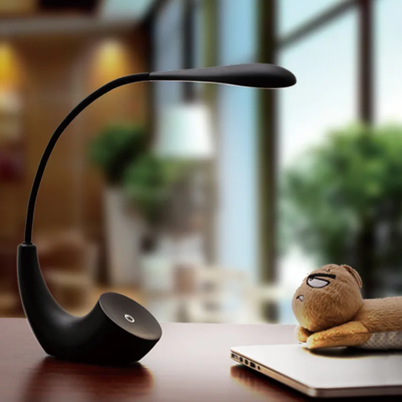 smoking pipe led table lamp 3 level brightness LED book light 6000K