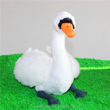 white goose stuffed animal