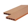 HOT SELLING WPC decking Anti-UV Full Solid Cold Extrusion composite deck Waterproof WPC outdoor decking floor wood grain