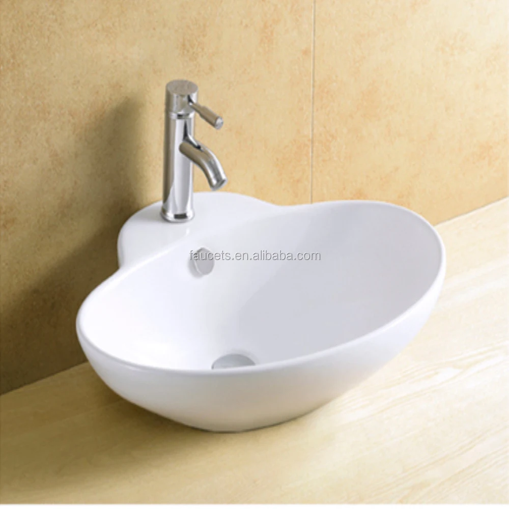Petite taille carré en forme de salle de bains en céramique bassin ...