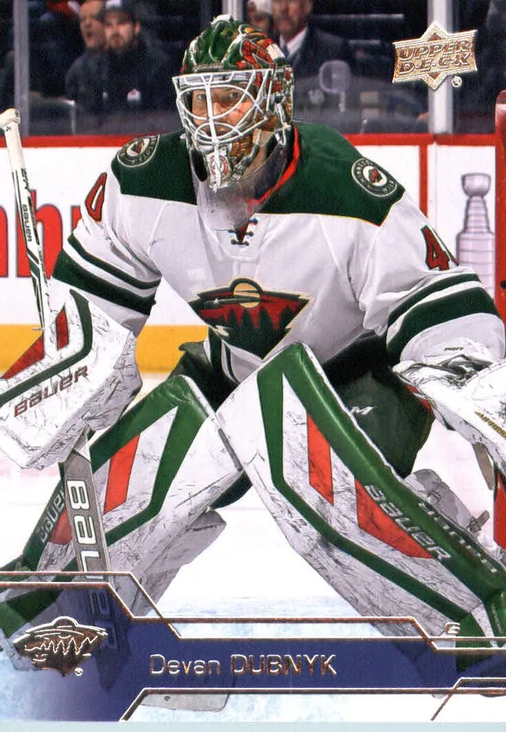 2016-17 Upper Deck Series 1 #93 Devan Dubnyk Minnesota Wild Hockey Card-MINT