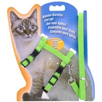

Hot Sale Adjustable Pet Traction I-Shaped Nylon Small Puppy Cat Harness