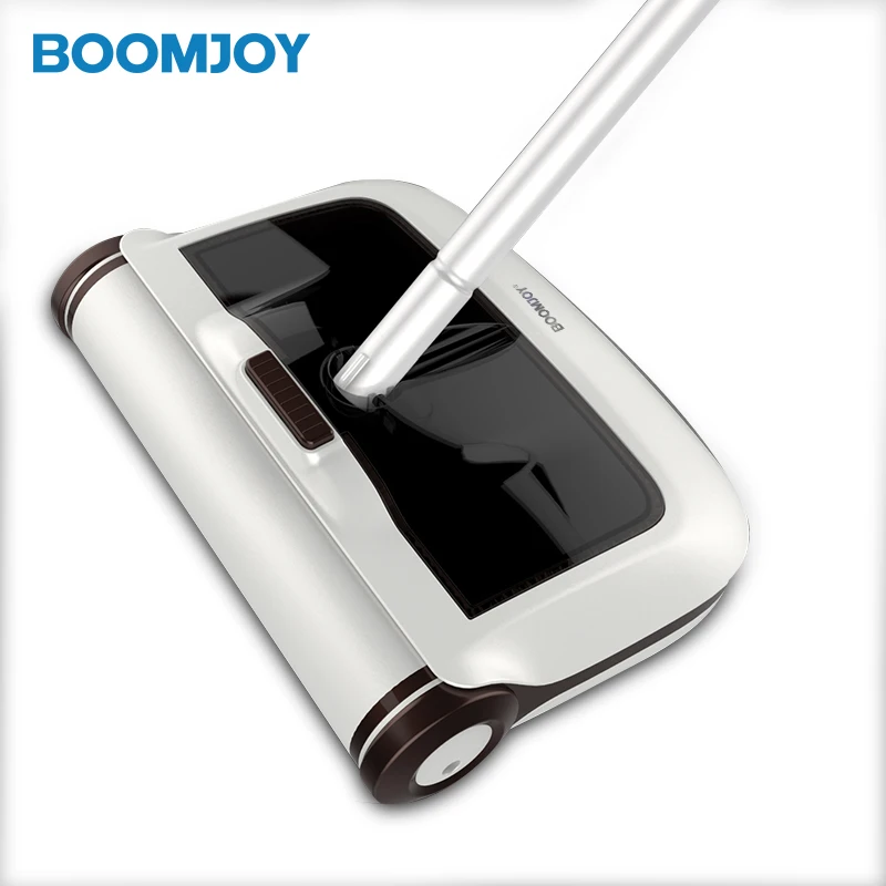 

Newly design manual magic carpet sweeper with mop function, White