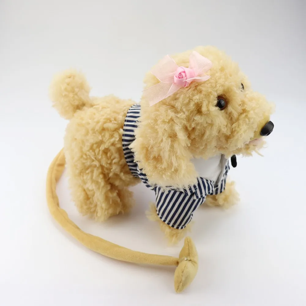 dancing dog toy on leash