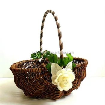 Grosshandel Chinesische Wicker Hochzeit Dekoration Korb Blume