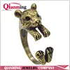 Adjustable Hamster Koala Burnished Mouse Ring, Bronze/Silver