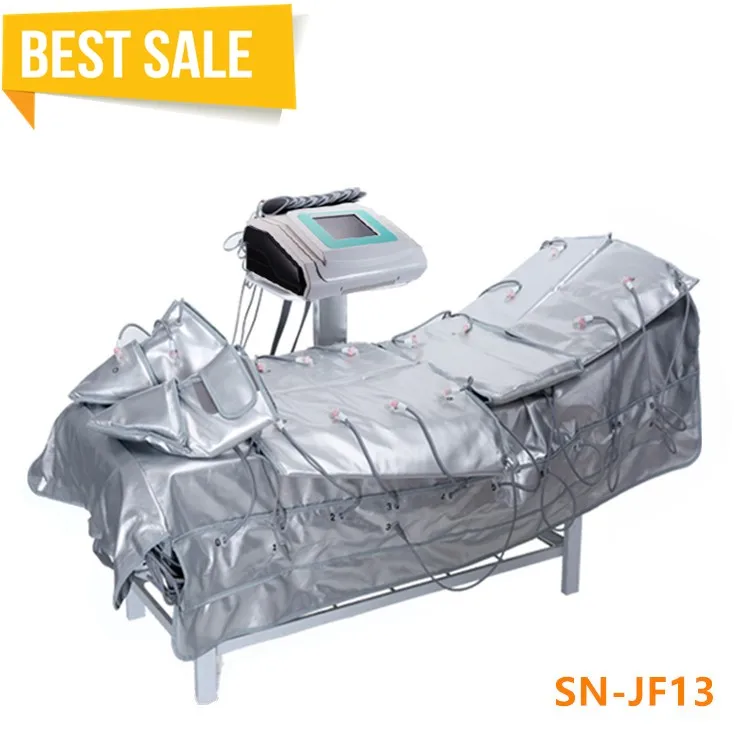 

3 in 1 lymph drainage slimming fat infrared + pressotherapy + EMS slimming machine, Silver