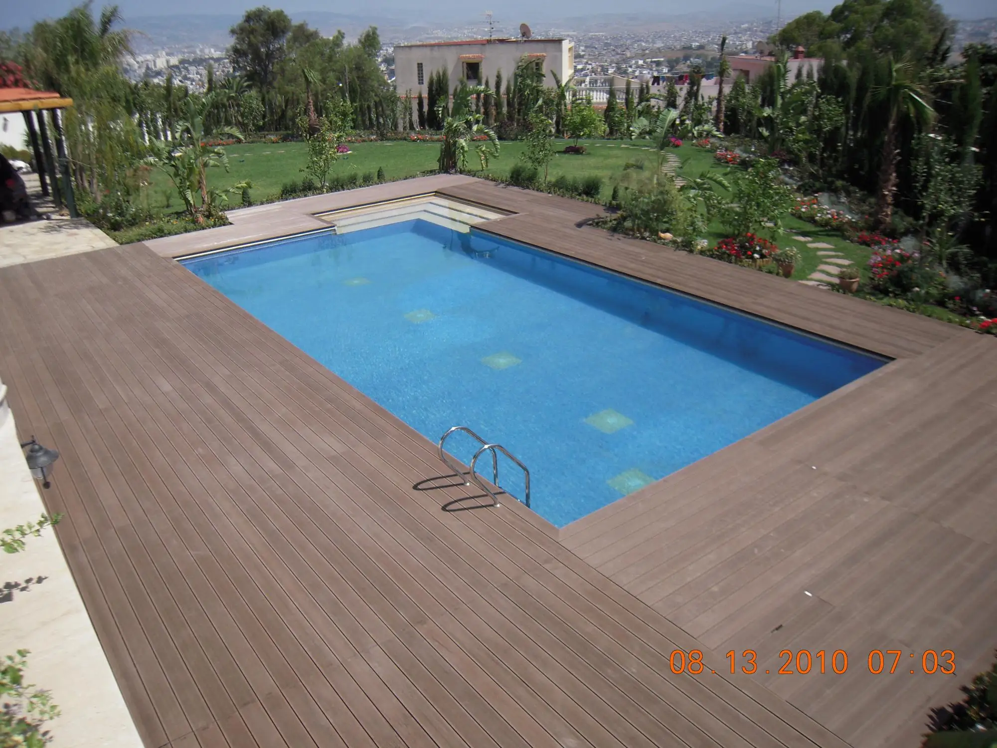 148x25mm Deep Embossed Wpc Wooden Decking For Outdoor Platform Embossed Wpc Wooden Decking
