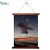 Landscape design canvas print wall hanging print custom wall scroll
