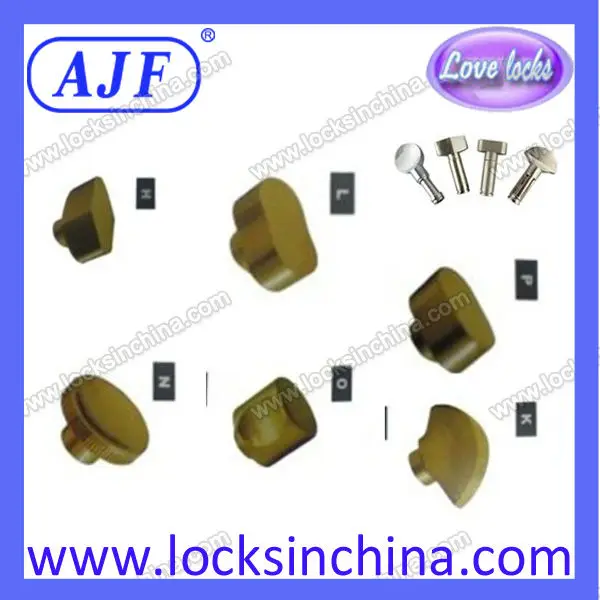 AJF high quality and security 60mm zinc alloy lock cylinder for doors