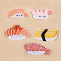 

lovely iron sashimi salmon sushi design embroidery japanese food patches