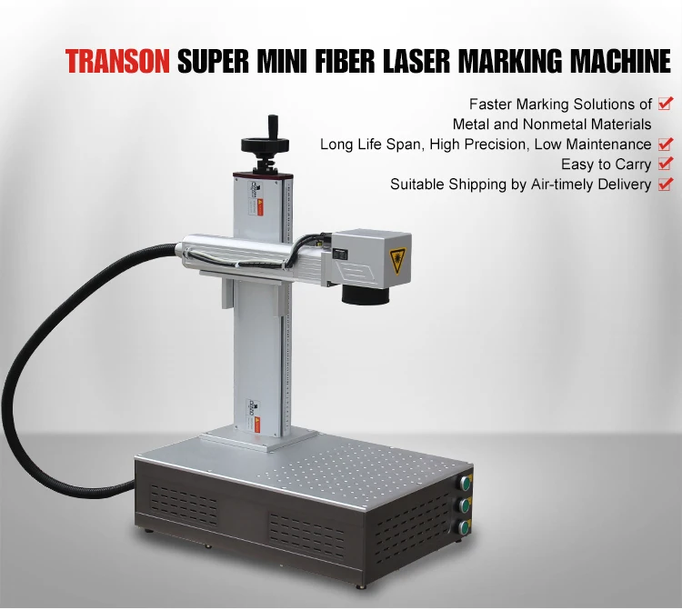 20w Super Mini Mopa Laser Marking Machine For Metals Colorful Mark on Stainless Steel