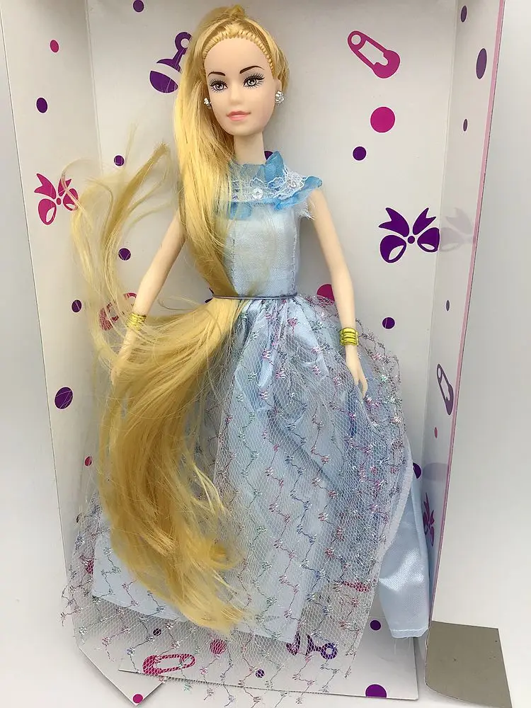 blonde hair doll