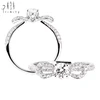 High Quality 18K Gold Jewellery Diamond Engagement Ring Solitaire Semi Mount setting without the center stone