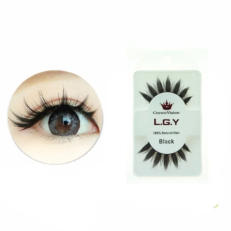 

luxury private label custom acrylic paper false packaging plastic box synthetic eyelash, Black