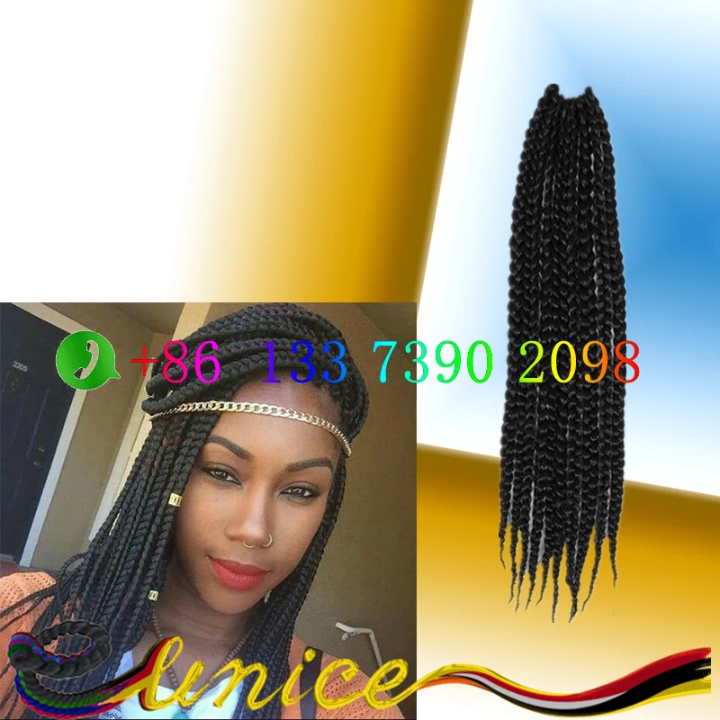 Box Braids 613 Blonde Crochet Braids Synthetic Crochet Braiding