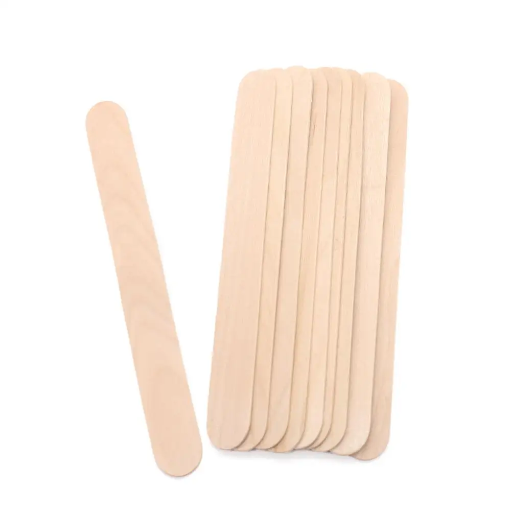 

Doll Wax 10 pcs Waxing Stick For Hair Removal wooden Spatula flat wood sticks