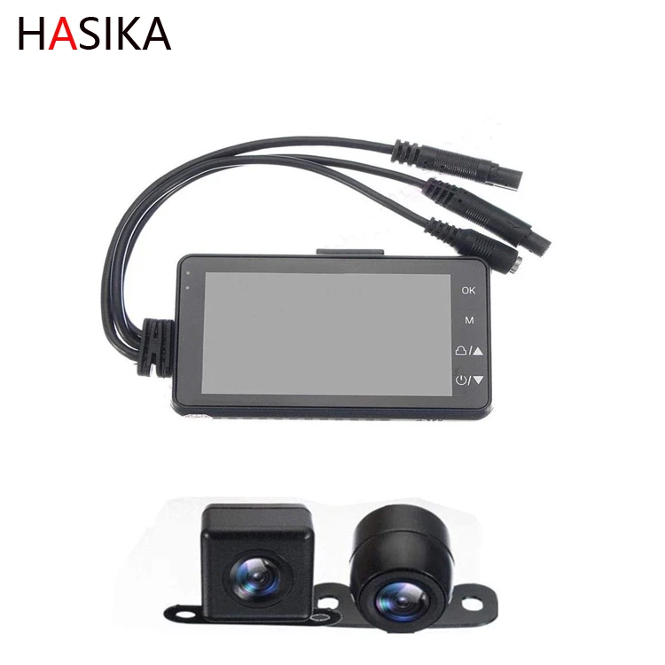 

3" Motorcycle Dual Action Waterproof Camera Video DVR Camcorder for Car Bike Motorbike rear view camera for motorcycle