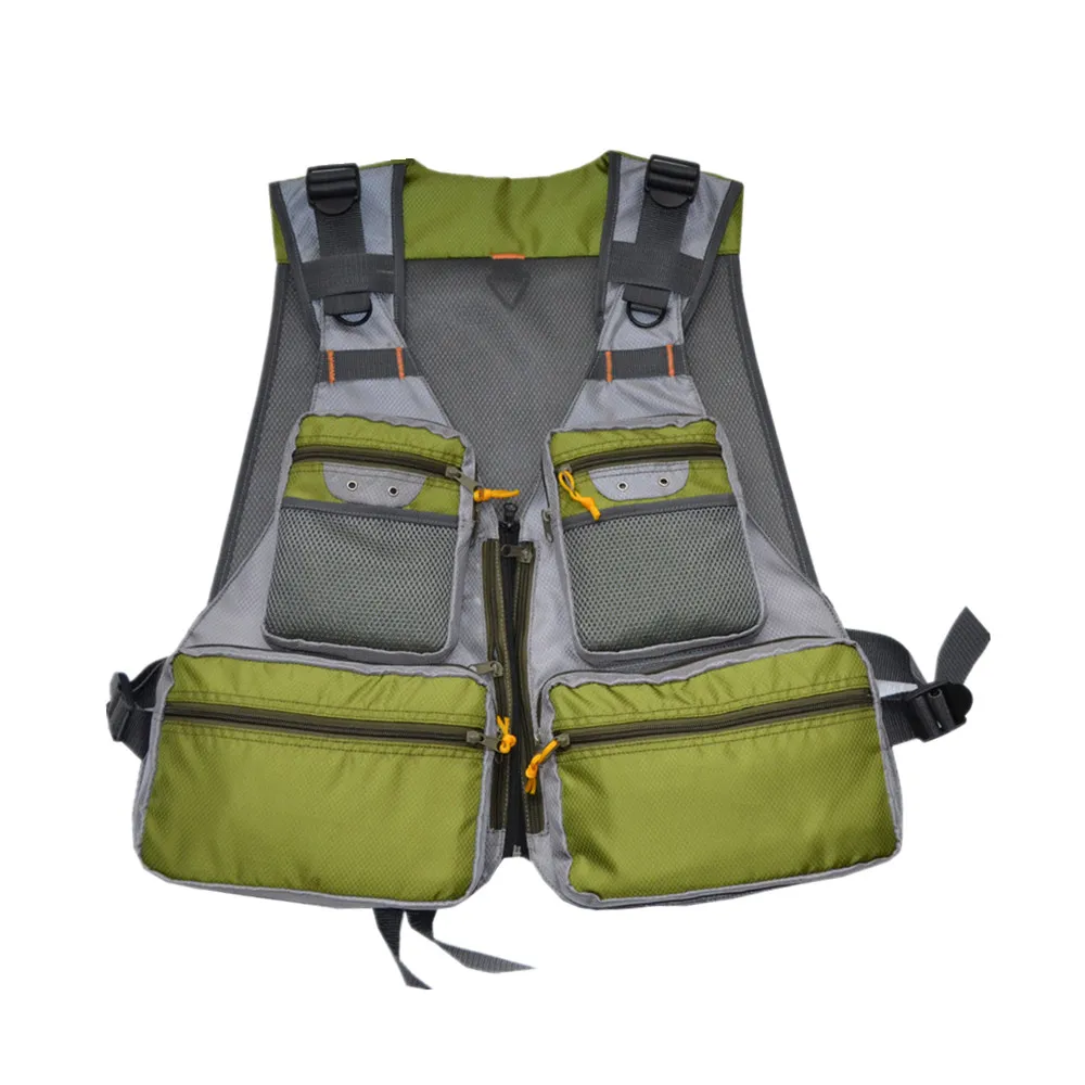 

High Quality New Design Adjustable Breathable Mesh Custom Fly Fishing Vest