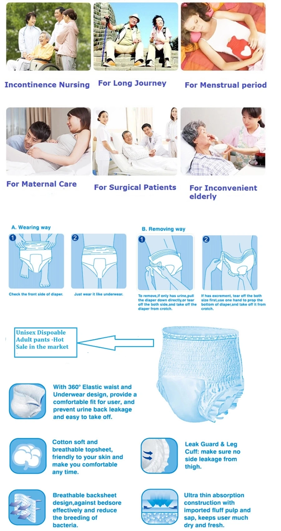 women's diapers for period