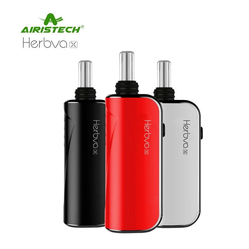 

Airistech Herbva X Portable 3-in-1 used for wax vaporizer, cbd vaporizer and dry herb vaporizer, Black;white;red