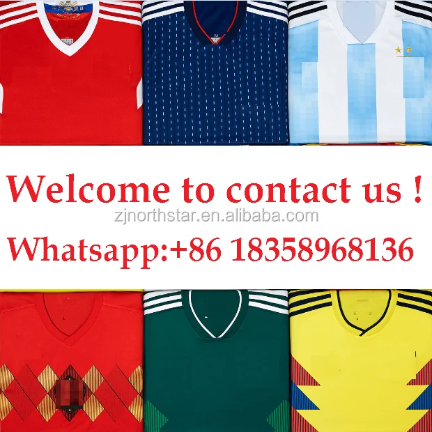 

201819 Wholesale football shirt world cup jersey for men, Custom color