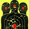 12" X 18" Triple Threat Removable Splatter Shooting Target--Burst Bright Florescent Yellow Upon Impact!1.0