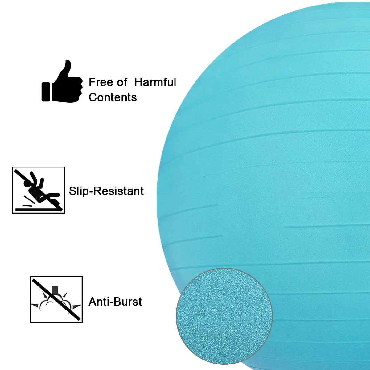 high bearing fitness ball chair with donut gym ball for office classroom