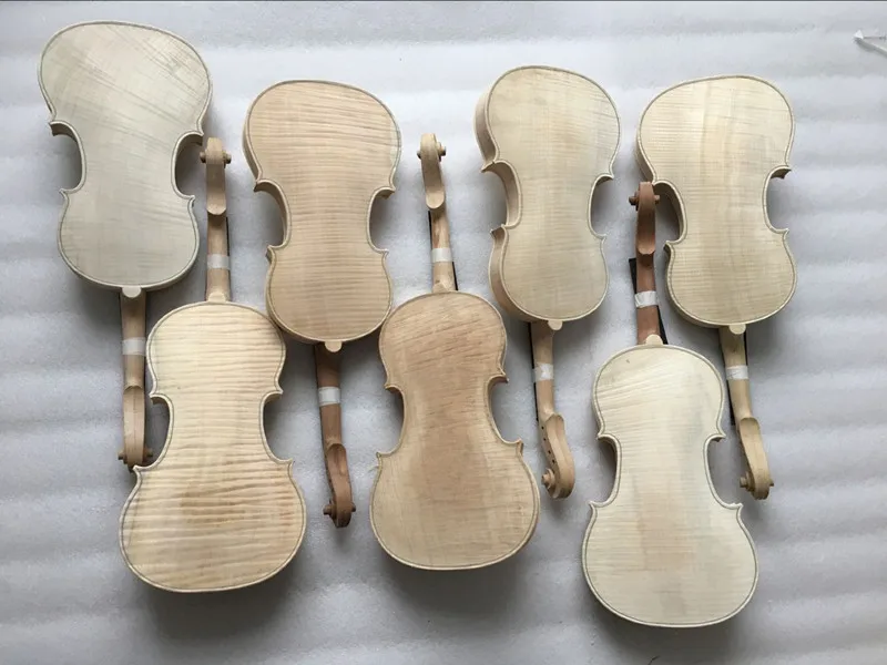 
High-End Unvarnished Violin Fitness Quality Chinese Violin 