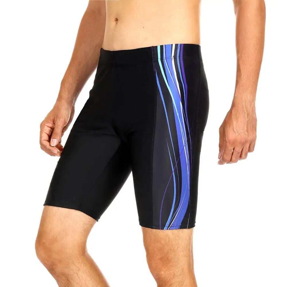 

RTS Swimwear Swim Jammers Training Sports Beach Shorts For Men, Black.navy