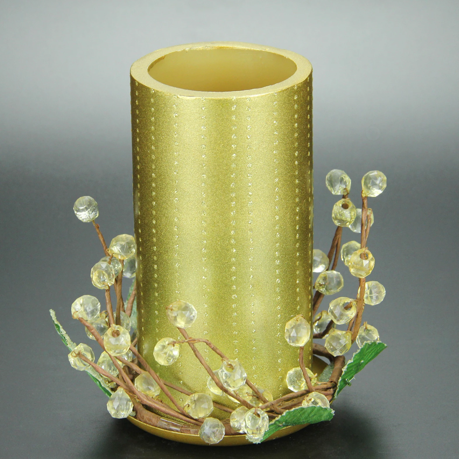 Table Top Romantic Led Candles With Decorative Base Buy Decorative