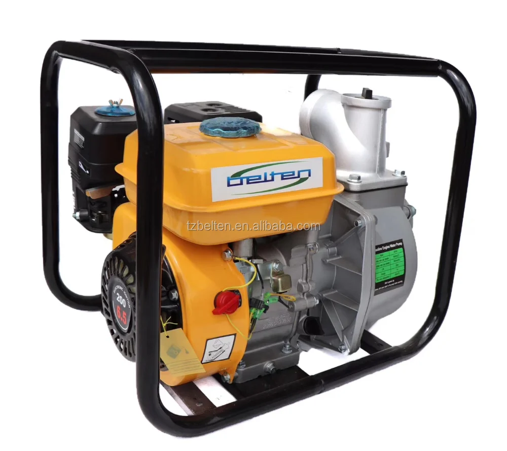 
BELTEN POWER WP20 /WP30 6.5hp petrol engine 2'/3' gasoline water pump CE OEM color 