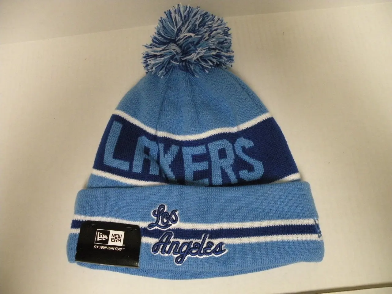 new era lakers beanie