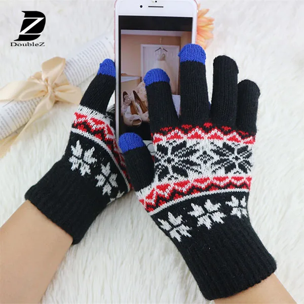 High Quality Knitted Gloves Winter Christmas Gift Snowman Gloves - Buy ...