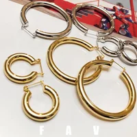 

Fashion Punk Jewelry Gold Plated Hoop Earrings Small Huggie Earrings For Women