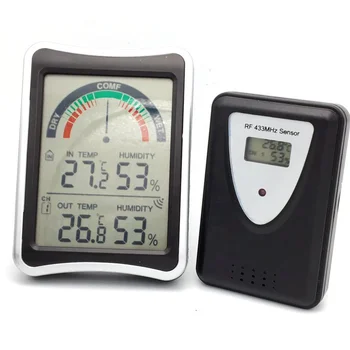 Hot Sell Digital 433mhz Wireless Indoor Outdoor Thermometer Hygrometer ...