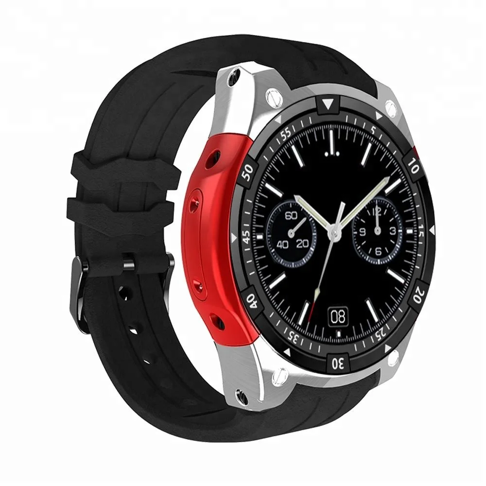 

X100 GPS heart rate monitoring Video waterproof TFT Smart watch, Black;red;white
