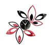 Lotus mirror clock two-color clock digital diy wall clock