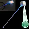 Bar favor LED Light Up projector Cocktail Stirrers with assorted color