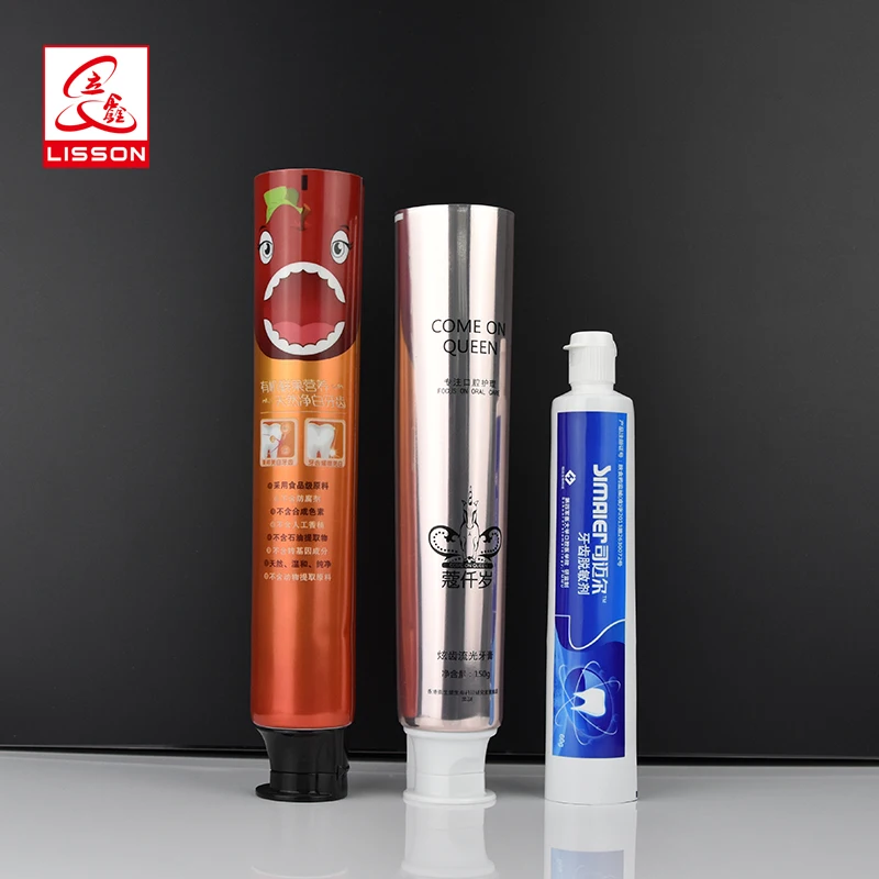 factory price Laminated toothpaste tube empty container cream packaging tubes