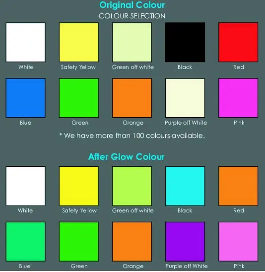 Roof Paint Colour Chart