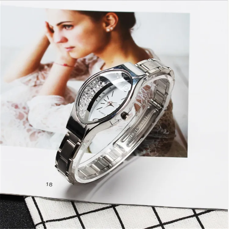 

2019 Fashion gold moon spring new design ladies and wrist watch women, Gold, rose gold, silver or black