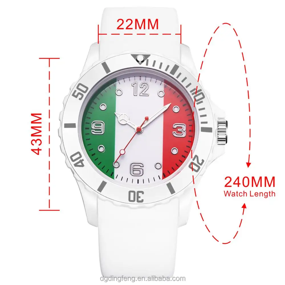 

New product for 2018 world cup event put every country flag on dial free shipping on line, Customed color