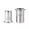Flat head 304 stainless steel m12 blind rivet nut