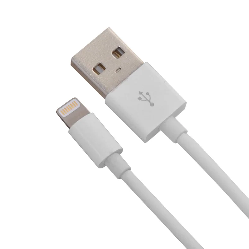 

USB Cable for iPhone 6 7 for iPad 2.1A Fast Mobile Phone for iphone USB Charger Data Cable For MFi for iPhone Cable 2m 1m, Black/white/pink/blue/customized