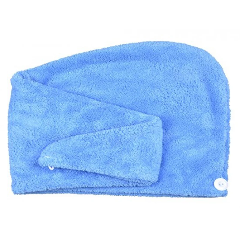 
Microfibre After Shower Hair Drying Wrap Towel Quick Dry Hair Turban Salon Towel 