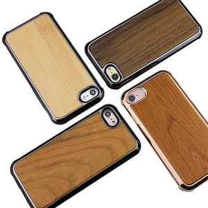Wholesale Mobile Phone Bamboo Wood cases for iphone X Cover for Samsung galaxy S8 plus Case