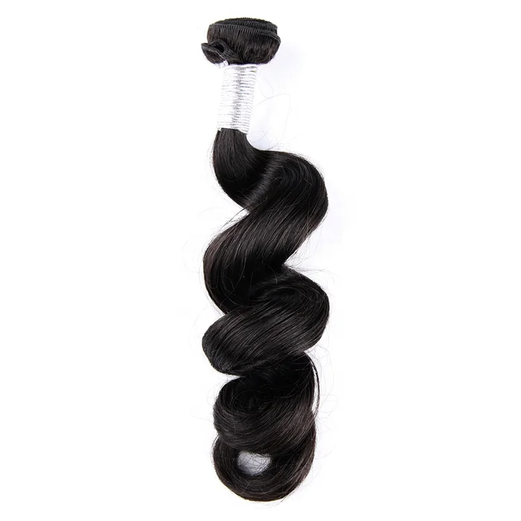 

Wholesale 10A peruvian raw virgin hair hair bundles hairextension natural wave for women, Natural black