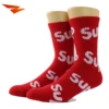 Wholesale running basketball mens custom sport socks with high quality