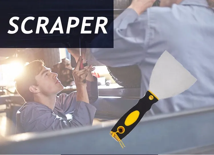 Flexible Metal Putty Knife Griddle Cleaning Scraper Buy Cleaning